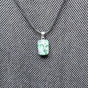 Elegant Zoisite Pendant Necklace